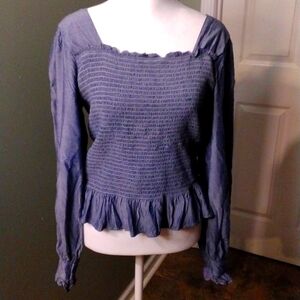 Tommy jeans country blue criss cross back size medium shirt